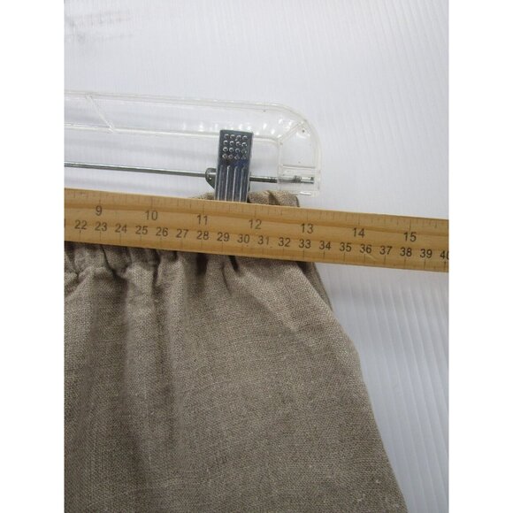 VINTAGE J Jill Pants Small Linen Cropped Wide Leg Peasant Lagenlook - Picture 2 of 9